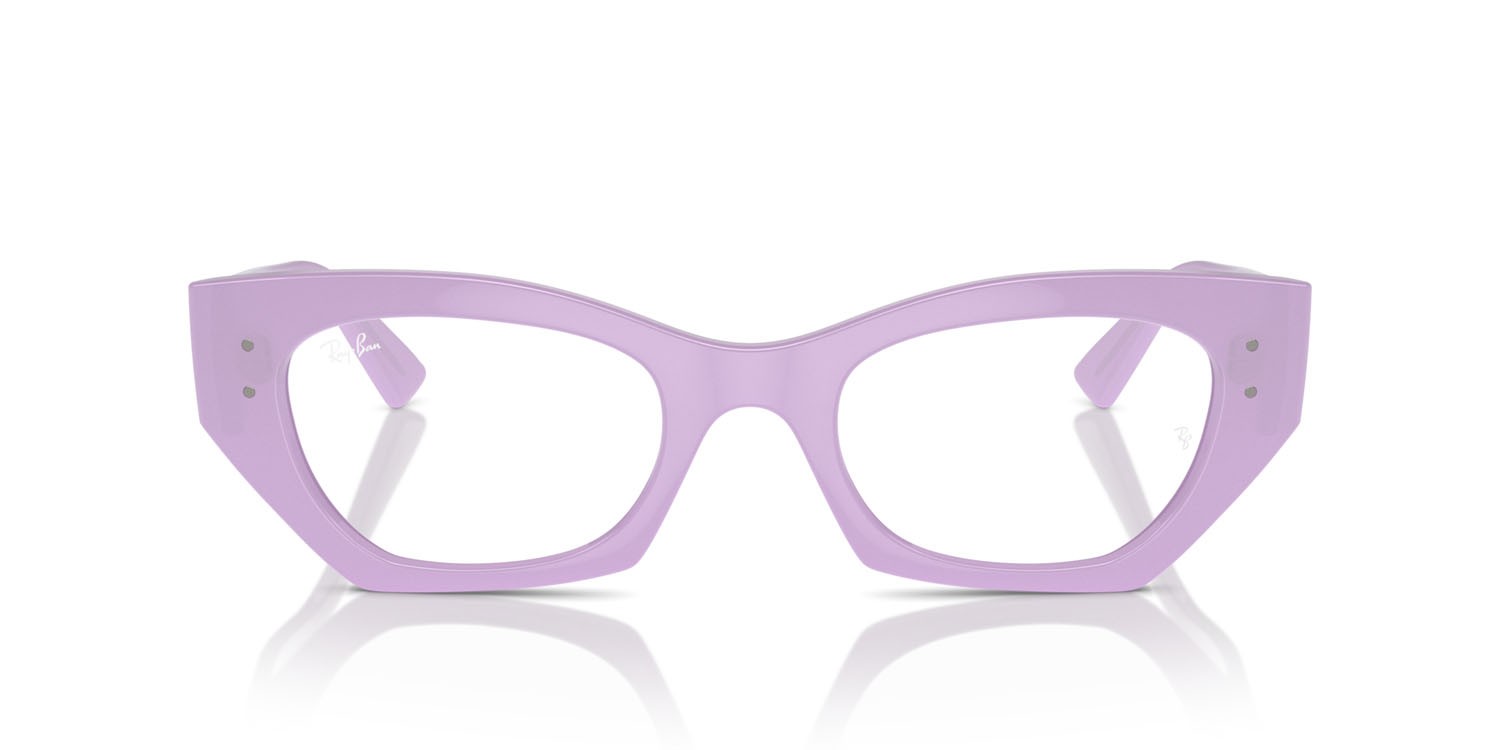 Occhiali da vista Ray-Ban Zena RX 7330 (8346) - RB 7330 8346 colore lilla forma irregolare lenti trasparente