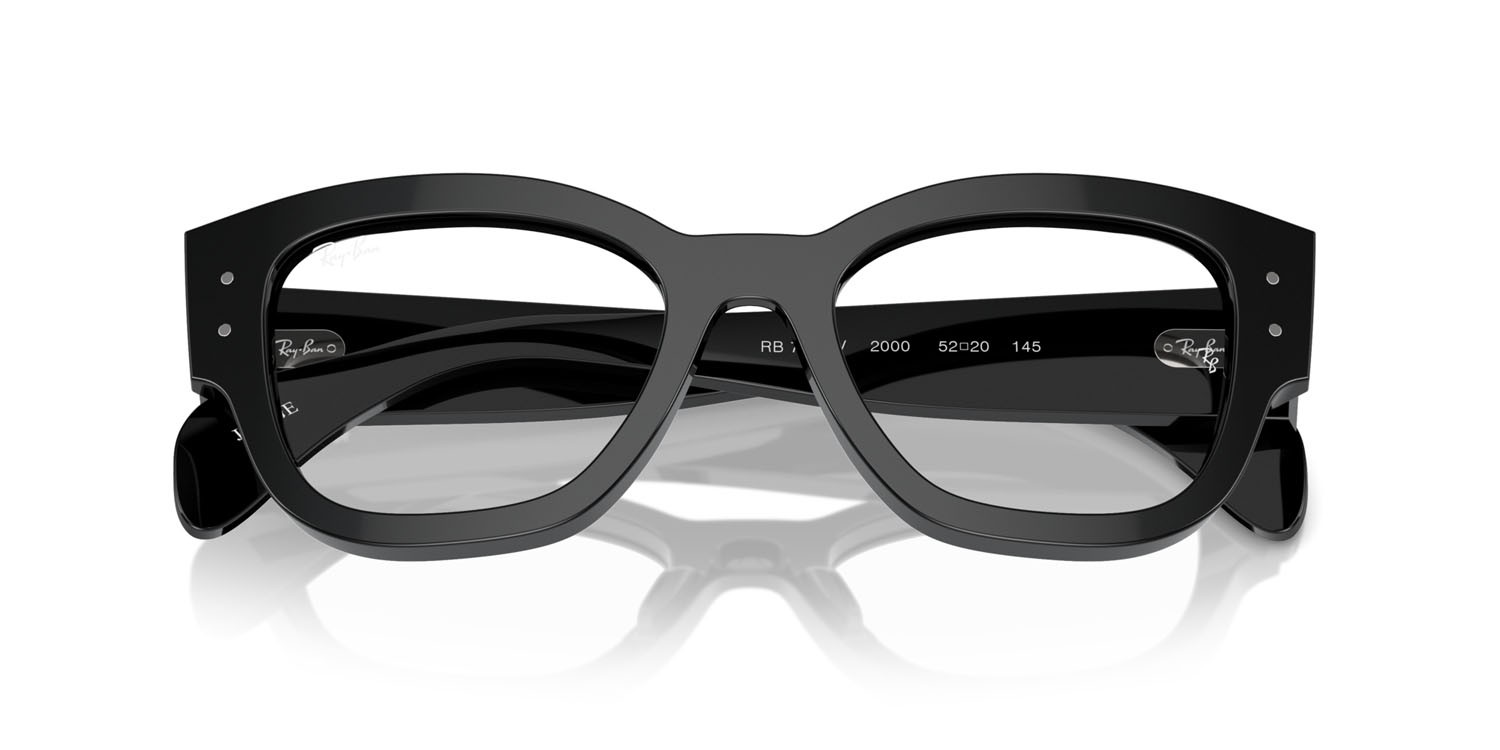 Occhiali da vista Ray-Ban Jorge RX 7681V (2000) - RB 7681V 2000 colore nero forma quadrato lenti trasparente