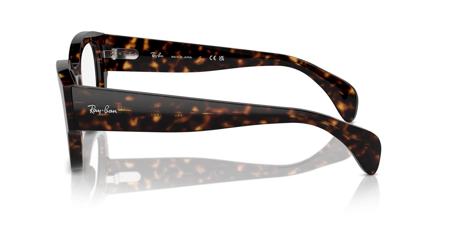Occhiali da vista Ray-Ban Jorge RX 7681V (2012) - RB 7681V 2012 colore havana forma quadrato lenti trasparente