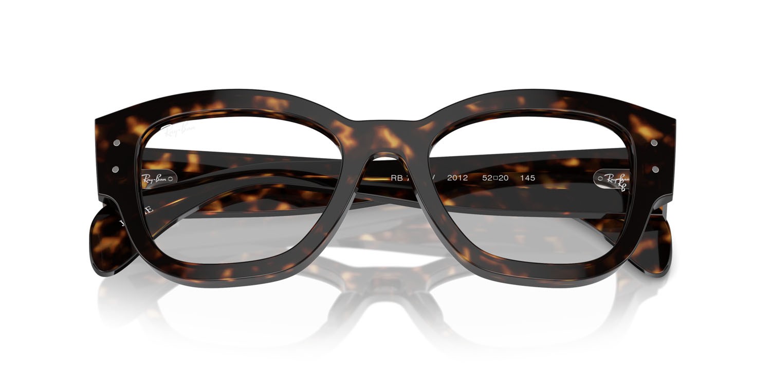 Occhiali da vista Ray-Ban Jorge RX 7681V (2012) - RB 7681V 2012 colore havana forma quadrato lenti trasparente