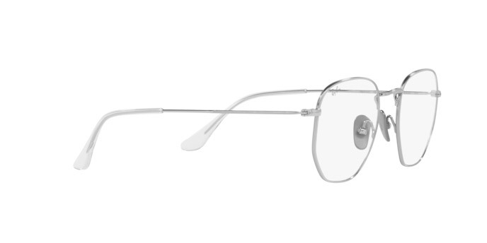 Brillen Ray-Ban Hexagonal RX 8148V (1224) - RB 8148V 1224 farbe silver form unregelmäßig gläser demo lens