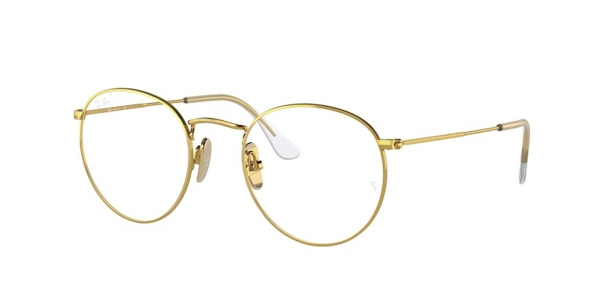Occhiali da vista Ray-Ban Round Titanium RX 8247V (1225) - RB 8247V 1225 colore legend gold forma quadrato lenti demo lens