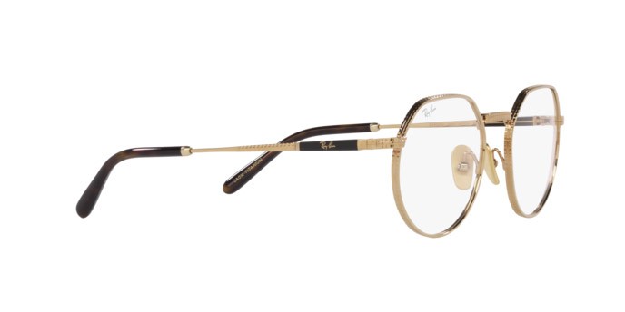Brillen Ray-Ban Jack Titanium RX 8265V (1220) - RB 8265V 1220 farbe arista form unregelmäßig gläser demo lens