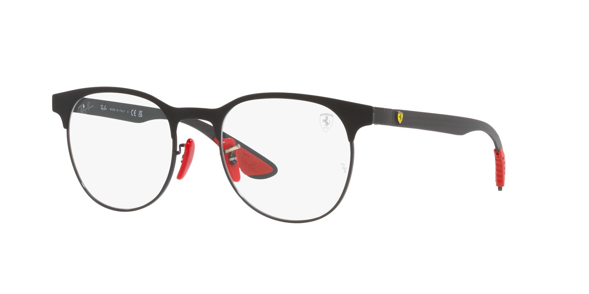Brillen Ray-Ban Scuderia Ferrari RX 8327VM (F041) - RB 8327VM F041 farbe nero form pantos gläser lente demo