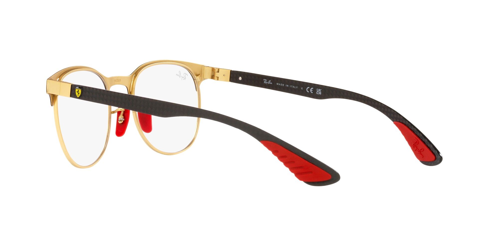 Brillen Ray-Ban Scuderia Ferrari RX 8327VM (F079) - RB 8327VM F079 farbe black on matte arista form pantos gläser lente demo