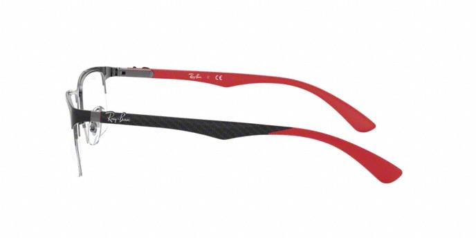 Occhiali da vista Ray-Ban RX 8411 (2509) - RB 8411 2509 colore shiny black forma rettangolare lenti demo lens