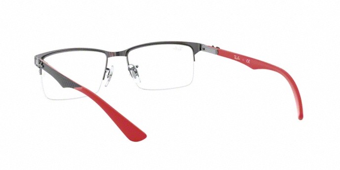 Occhiali da vista Ray-Ban RX 8411 (2509) - RB 8411 2509 colore shiny black forma rettangolare lenti demo lens