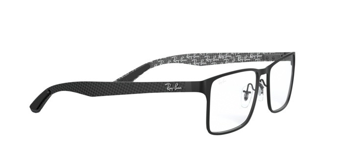 Brillen Ray-Ban RX 8415 (2848) - RB 8415 2848 farbe matte black form rechteckig gläser demo lens
