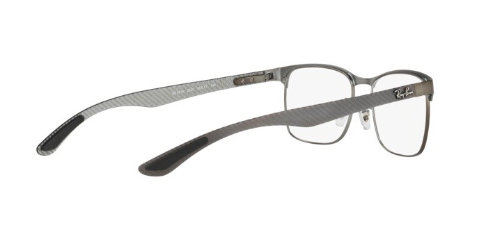 Eyeglasses Ray-Ban RX 8416 (2620) - RB 8416 2620 color matte gunmetal shape square lenses demo lens