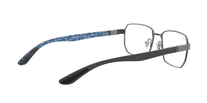 Brillen Ray-Ban RX 8419 (2502) - RB 8419 2502 farbe gunmetal form quadratisch gläser demo lens