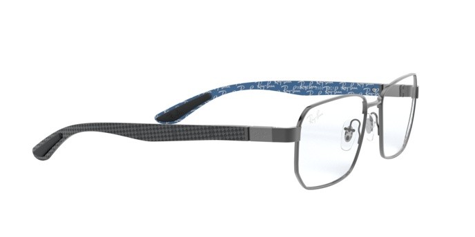 Brillen Ray-Ban RX 8419 (2502) - RB 8419 2502 farbe gunmetal form quadratisch gläser demo lens