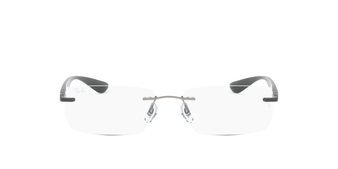 Brillen Ray-Ban RX 8724 (1218) - RB 8724 1218 farbe shiny gunmetal form rechteckig gläser demo lens