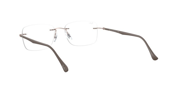 Occhiali da vista Ray-Ban RX 8725 (1131) - RB 8725 1131 colore brown forma quadrato lenti demo lens