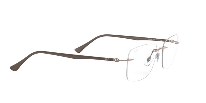 Occhiali da vista Ray-Ban RX 8725 (1131) - RB 8725 1131 colore brown forma quadrato lenti demo lens