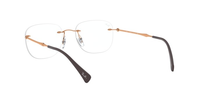 Brillen Ray-Ban RX 8748 (1131) - RB 8748 1131 farbe light brown form oval gläser demo lens
