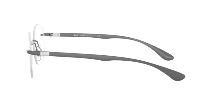Brillen Ray-Ban RX 8766 (1000) - RB 8766 1000 farbe gunmetal form unregelmäßig gläser demo lens