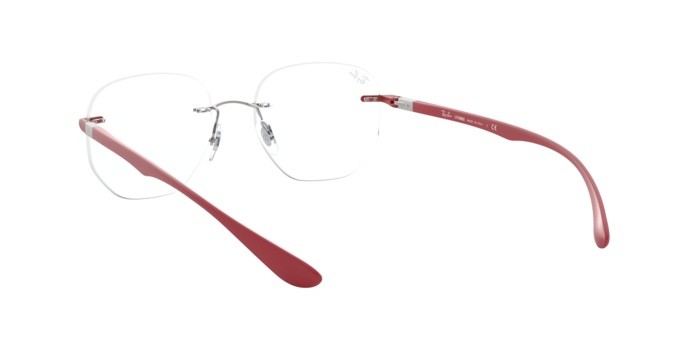 Brillen Ray-Ban RX 8766 (1215) - RB 8766 1215 farbe silver form unregelmäßig gläser demo lens