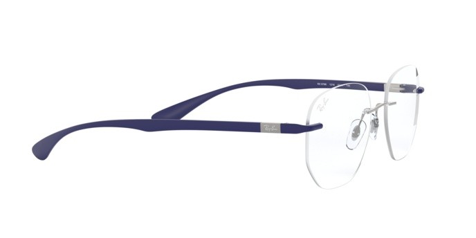 Brillen Ray-Ban RX 8766 (1216) - RB 8766 1216 farbe silver form unregelmäßig gläser demo lens