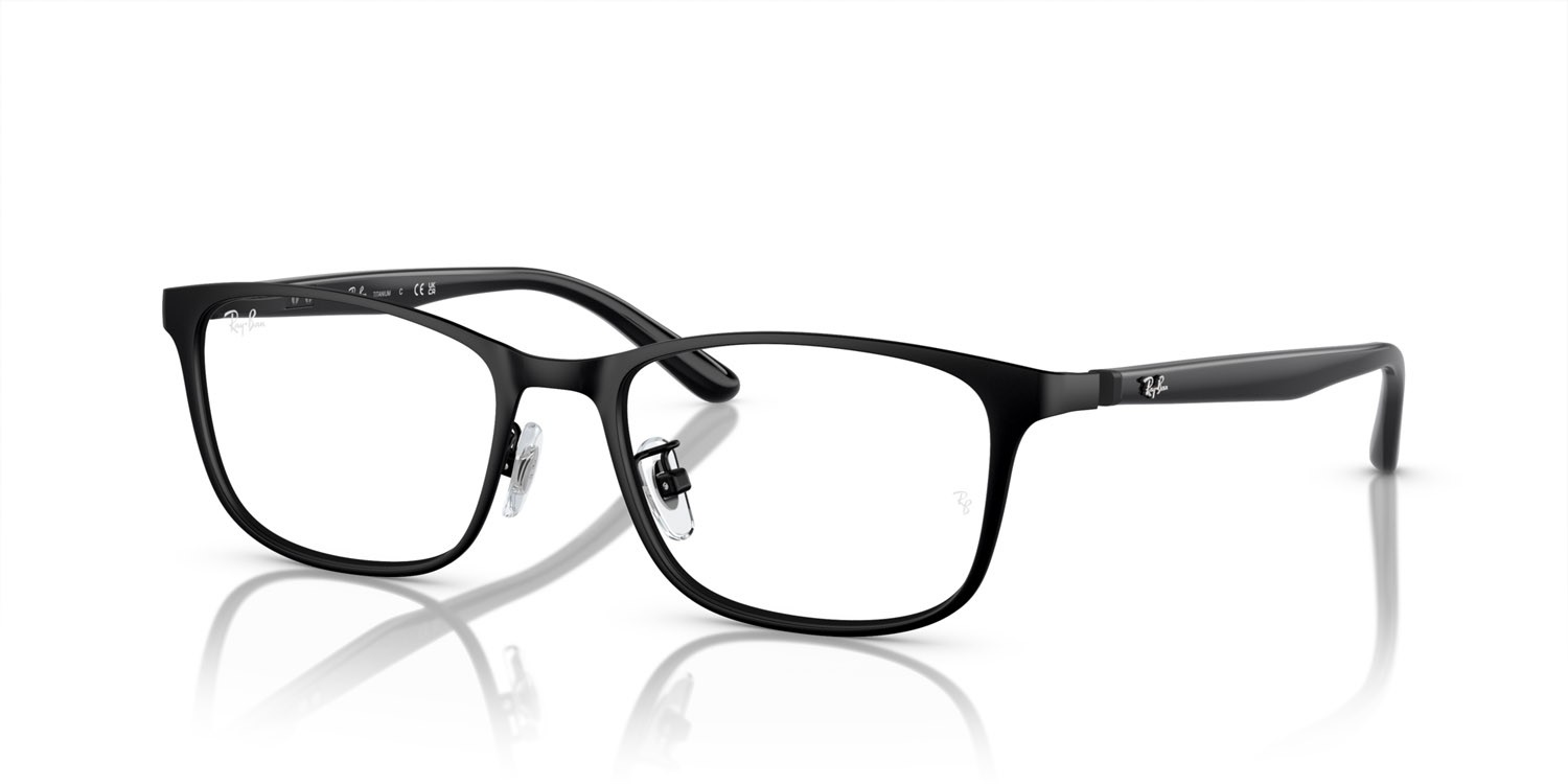 Occhiali da vista Ray-Ban RX 8773D (1012) - RB 8773D 1012 colore nero forma quadrato lenti lente demo
