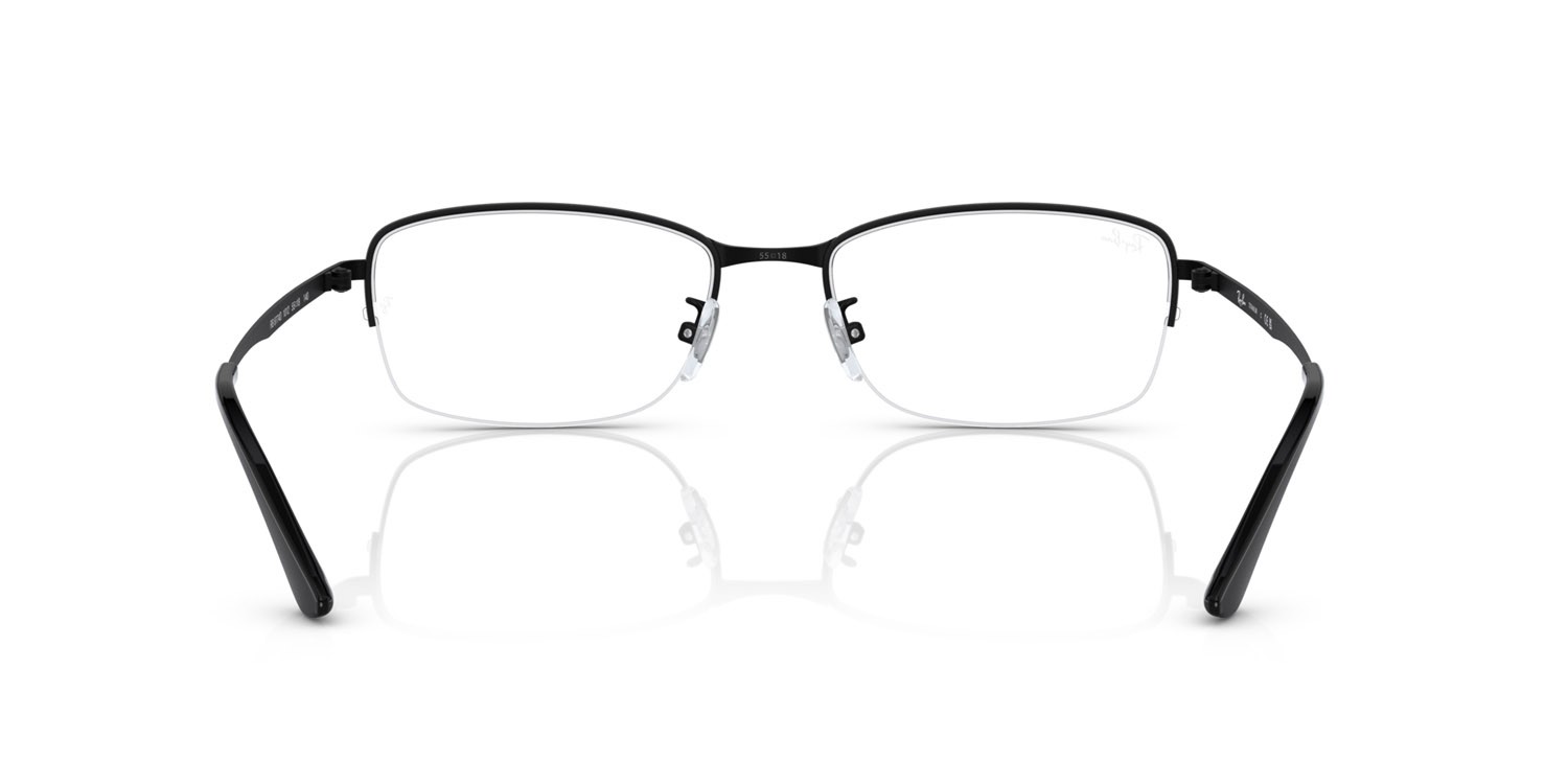 Eyeglasses Ray-Ban RX 8774D (1012) - RB 8774D 1012 color nero shape rectangle lenses lente demo
