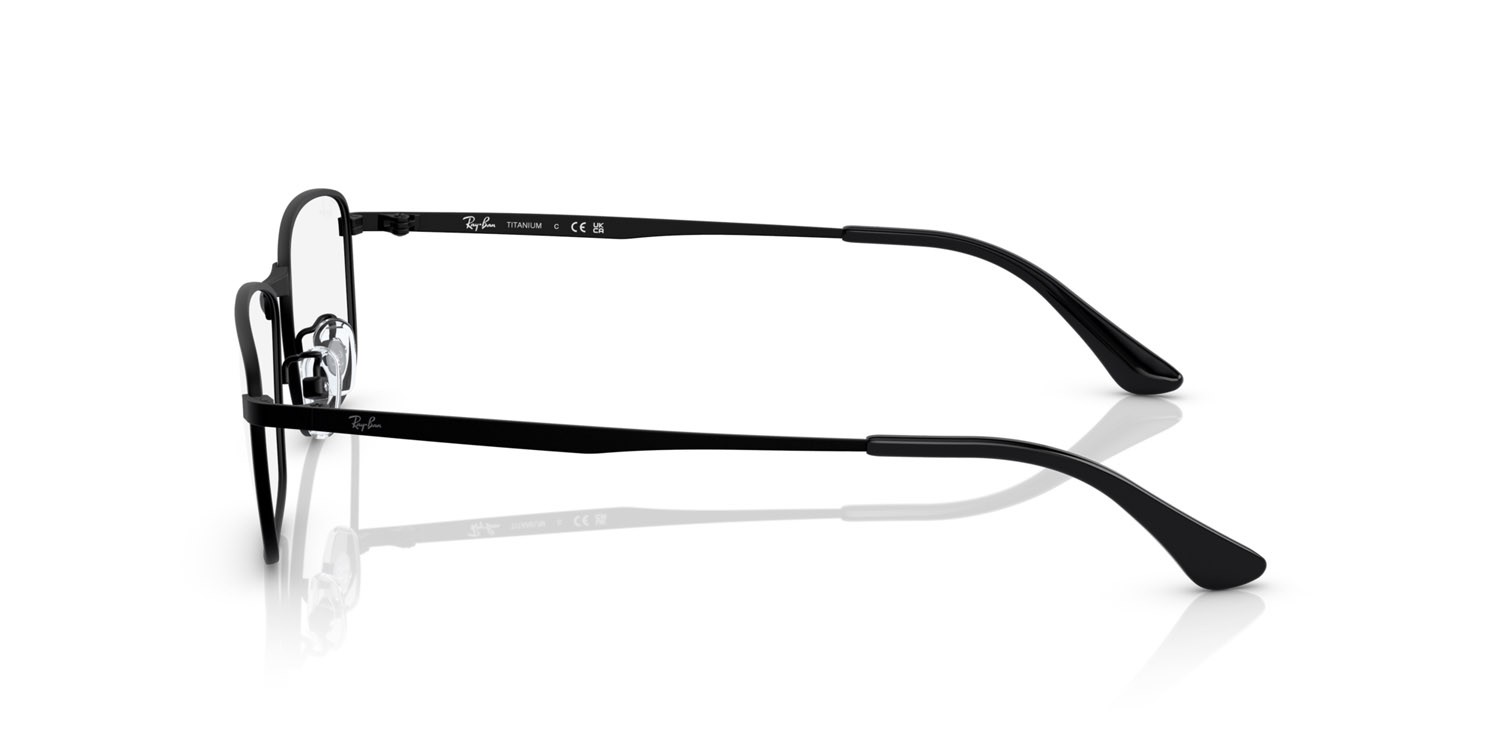 Eyeglasses Ray-Ban RX 8775D (1012) - RB 8775D 1012 color nero shape rectangle lenses lente demo