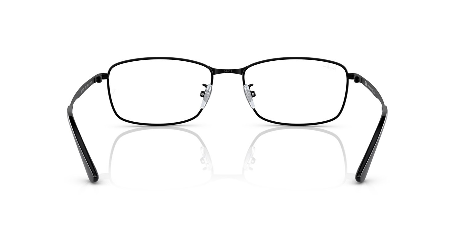 Eyeglasses Ray-Ban RX 8775D (1012) - RB 8775D 1012 color nero shape rectangle lenses lente demo