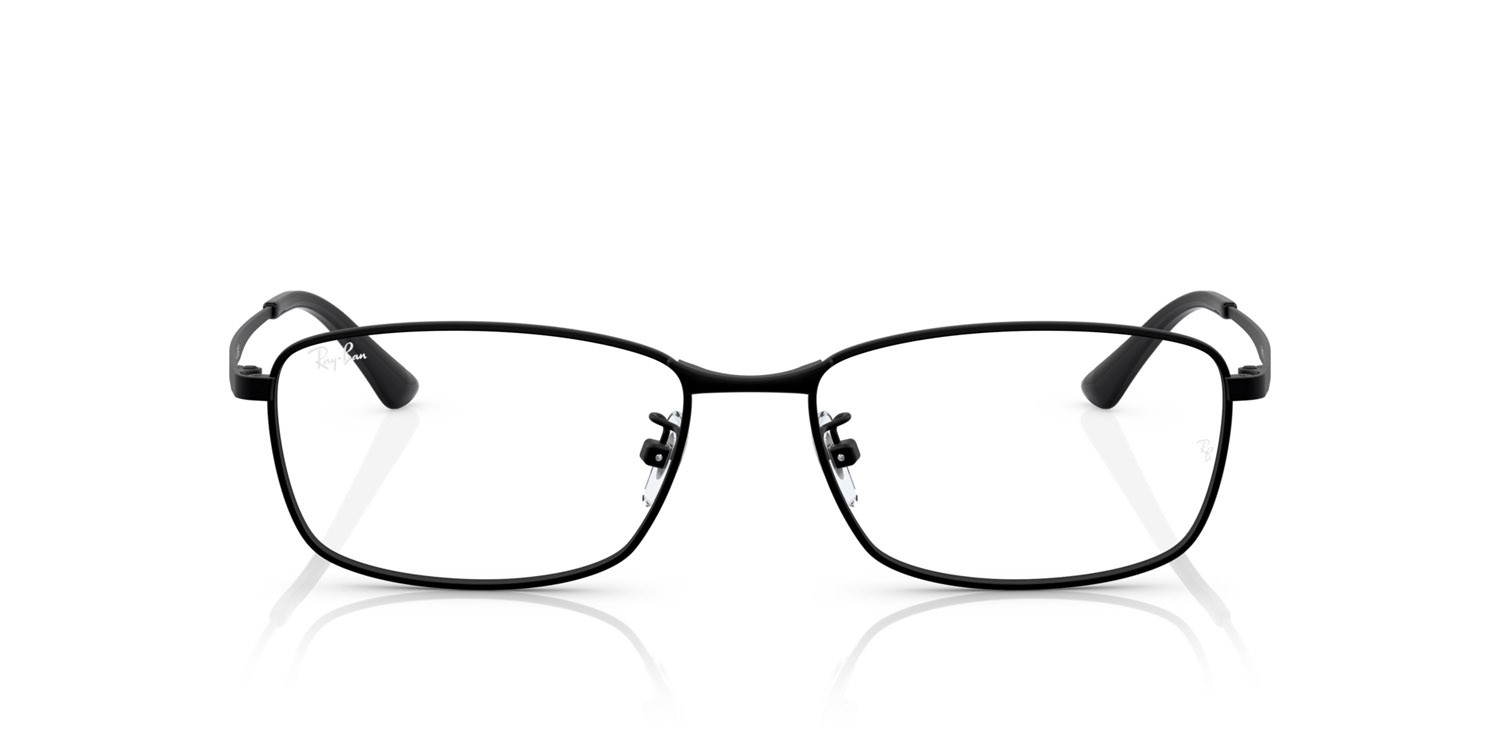 Eyeglasses Ray-Ban RX 8775D (1012) - RB 8775D 1012 color nero shape rectangle lenses lente demo