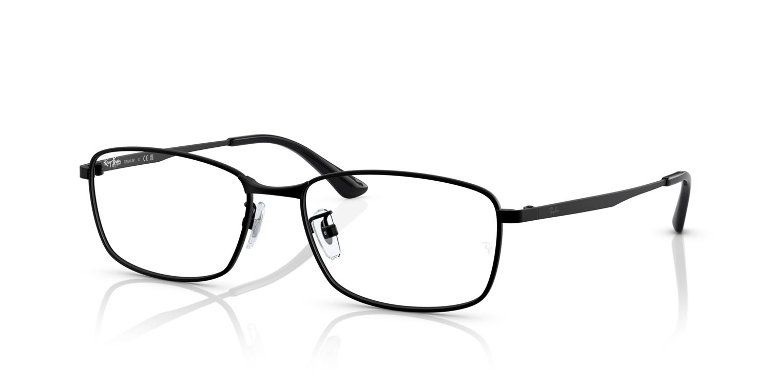 Eyeglasses Ray-Ban RX 8775D (1012) - RB 8775D 1012 color nero shape rectangle lenses lente demo