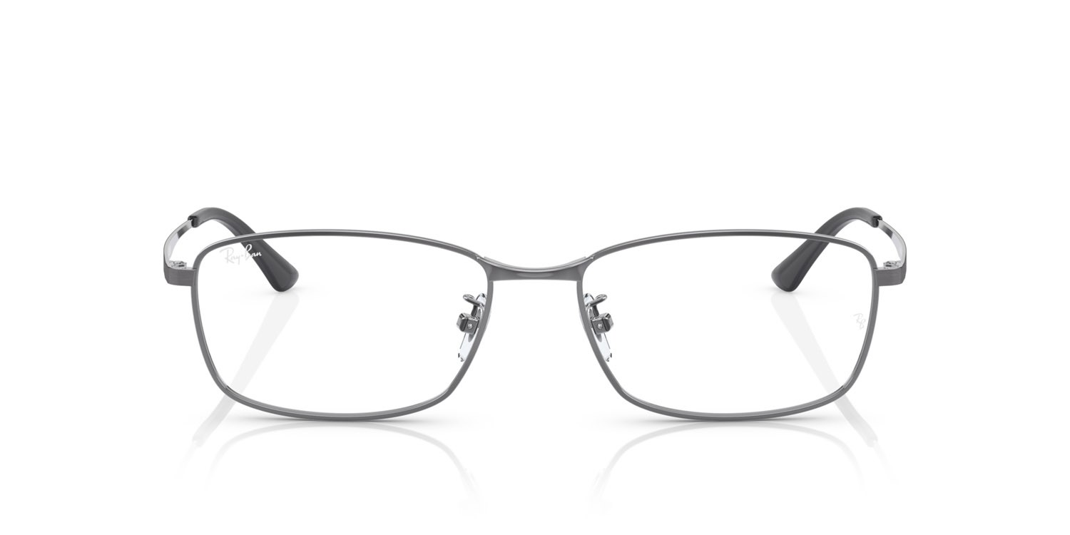 Occhiali da vista Ray-Ban RX 8775D (1047) - RB 8775D 1047 colore gunmetal forma rettangolare lenti lente demo