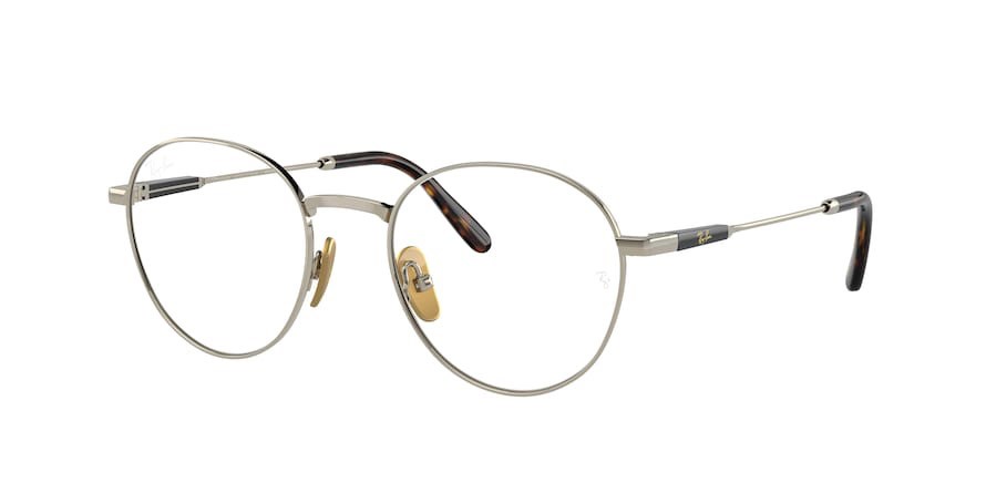 Brillen Ray-Ban Titanium RX 8782 (1246) - RB 8782 1246 farbe oro form pantos gläser trasparente