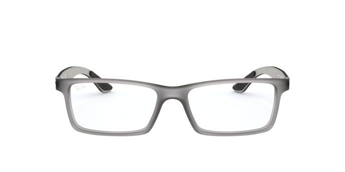 Occhiali da vista Ray-Ban RX 8901 (5244) - RB 8901 5244 colore demi gloss grey forma rettangolare lenti demo lens