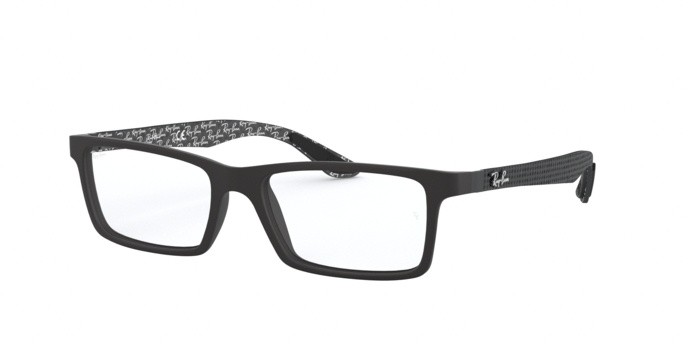 Occhiali da vista Ray-Ban RX 8901 (5263) - RB 8901 5263 colore demi gloss black forma rettangolare lenti demo lens
