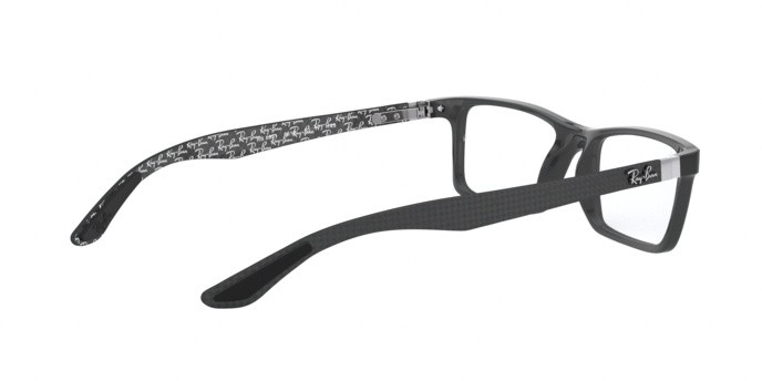 Occhiali da vista Ray-Ban RX 8901 (5610) - RB 8901 5610 colore top black on shiny grey forma rettangolare lenti demo lens