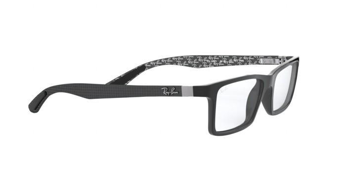 Occhiali da vista Ray-Ban RX 8901 (5610) - RB 8901 5610 colore top black on shiny grey forma rettangolare lenti demo lens