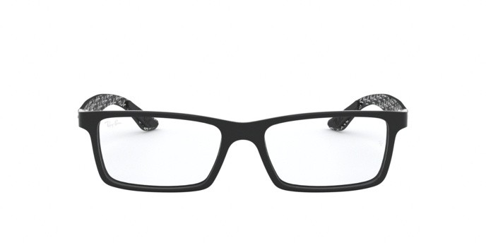 Occhiali da vista Ray-Ban RX 8901 (5610) - RB 8901 5610 colore top black on shiny grey forma rettangolare lenti demo lens