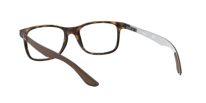 Occhiali da vista Ray-Ban RX 8903 (5200) - RB 8903 5200 colore matte havana forma quadrato lenti demo lens