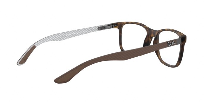 Occhiali da vista Ray-Ban RX 8903 (5200) - RB 8903 5200 colore matte havana forma quadrato lenti demo lens
