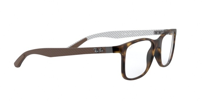 Occhiali da vista Ray-Ban RX 8903 (5200) - RB 8903 5200 colore matte havana forma quadrato lenti demo lens