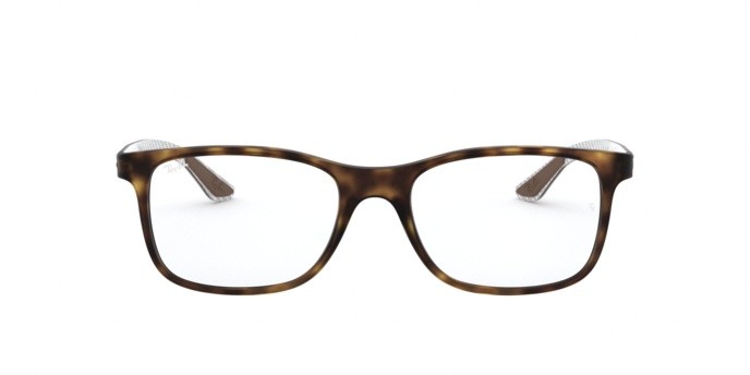 Occhiali da vista Ray-Ban RX 8903 (5200) - RB 8903 5200 colore matte havana forma quadrato lenti demo lens