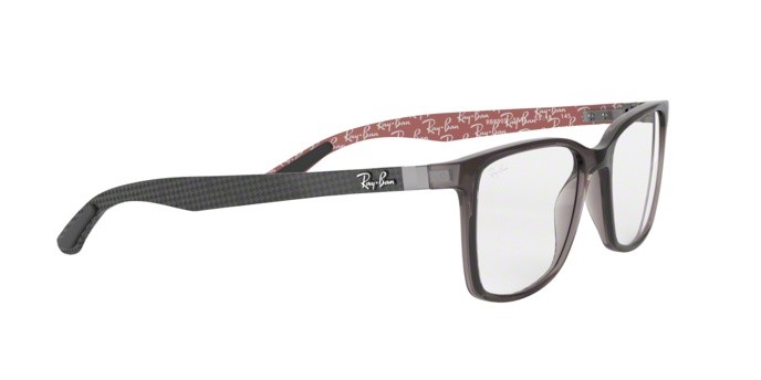 Brillen Ray-Ban RX 8905 (5845) - RB 8905 5845 farbe trasparent grey form quadratisch gläser demo lens