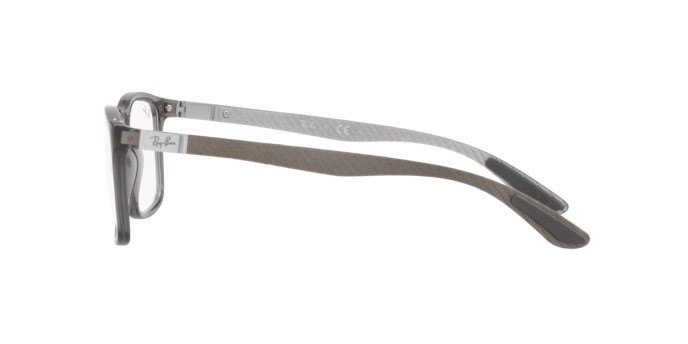 Occhiali da vista Ray-Ban RX 8908 (8061) - RB 8908 8061 colore transparent grey forma rettangolare lenti demo lens
