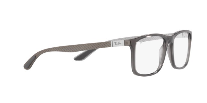 Occhiali da vista Ray-Ban RX 8908 (8061) - RB 8908 8061 colore transparent grey forma rettangolare lenti demo lens
