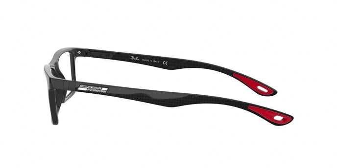 Occhiali da vista Ray-Ban Scuderia Ferrari Collection RX 8901M (F632) - RB 8901M F632 colore black forma rettangolare lenti demo lens