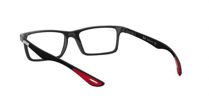 Occhiali da vista Ray-Ban Scuderia Ferrari Collection RX 8901M (F632) - RB 8901M F632 colore black forma rettangolare lenti demo lens