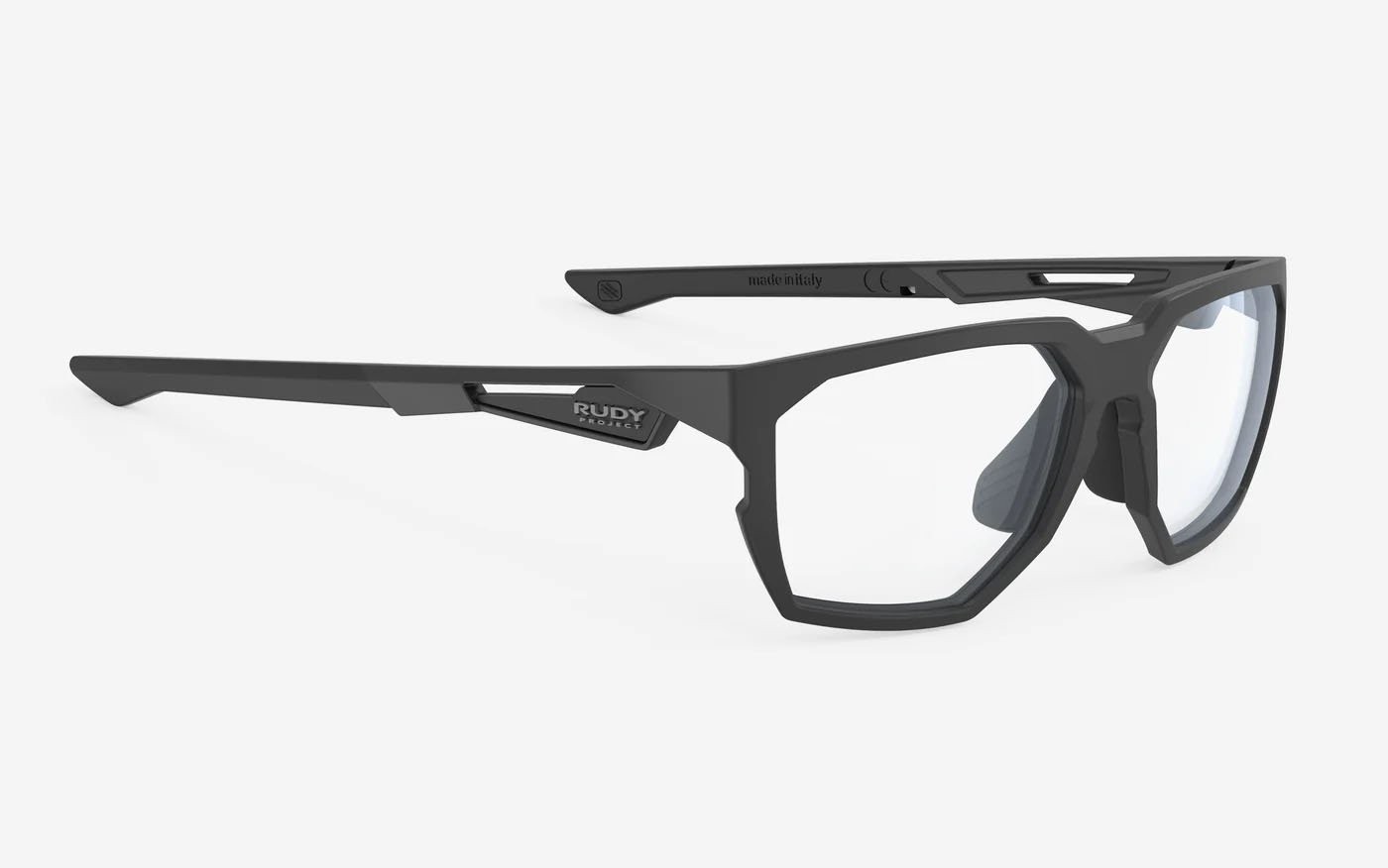 Occhiali da vista Rudy Project No Code SP960A06-0000 + clip-on colore black matte lenti demo lens