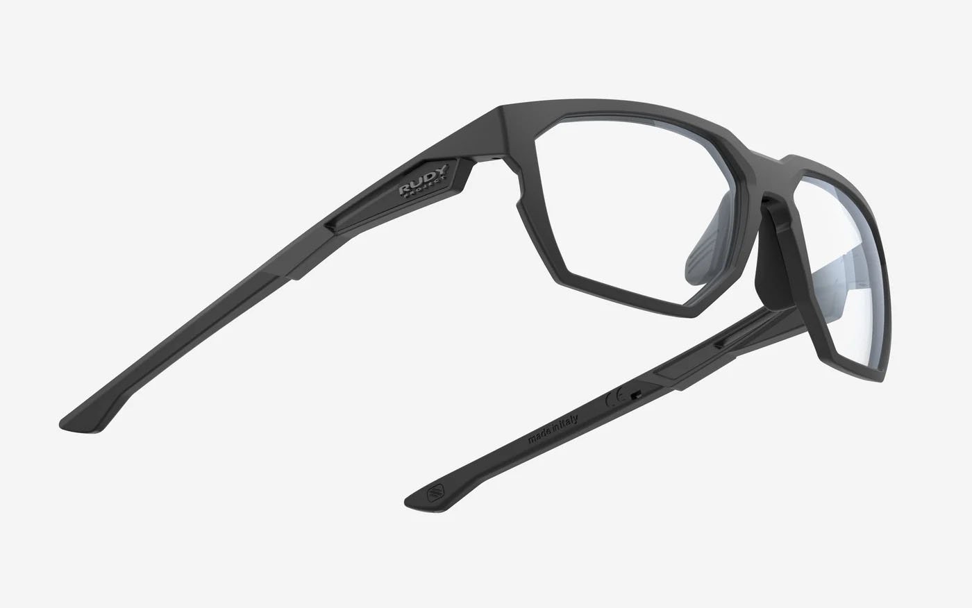 Occhiali da vista Rudy Project No Code SP960A06-0000 + clip-on colore black matte lenti demo lens