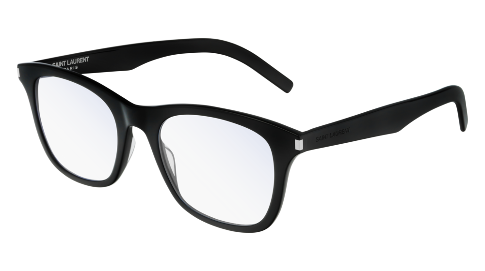 Occhiali da vista Saint Laurent Classic SL 286 Slim-001 colore black forma rotondo lenti transparent