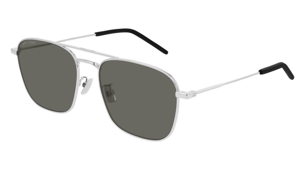 Sunglasses Saint Laurent Classic SL 309-001 color silver shape navigator lenses grey