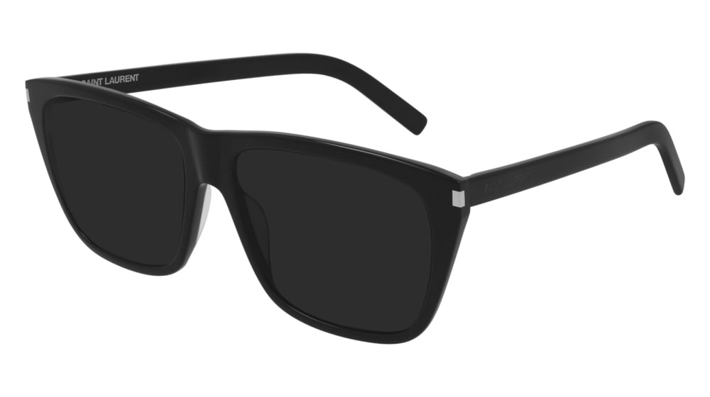 Sunglasses Saint Laurent Classic SL 431 SLIM-001 color black shape rectangle lenses black