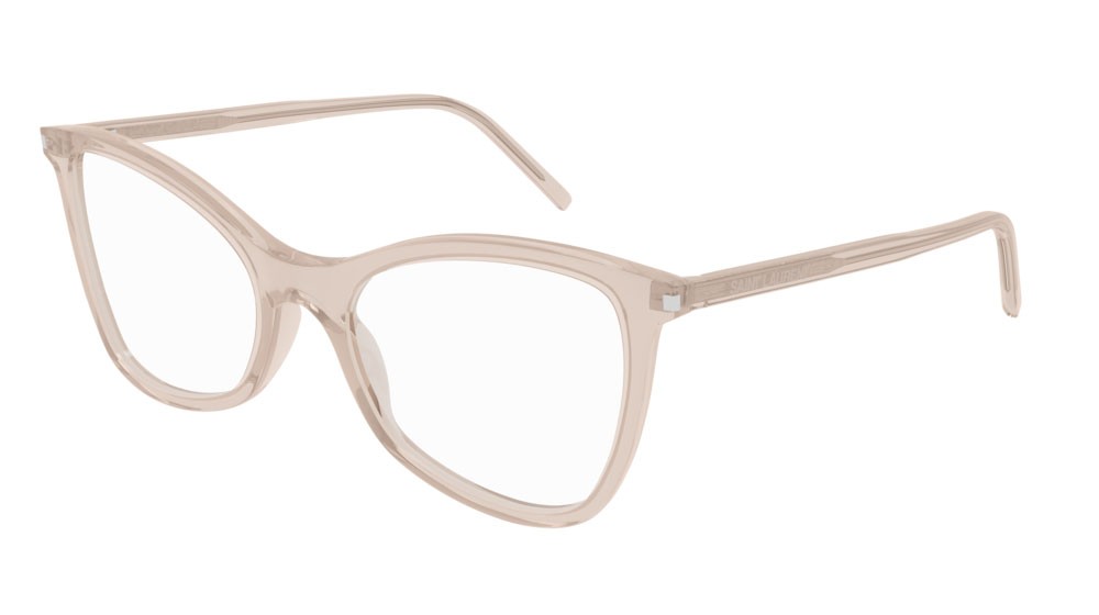 Eyeglasses Saint Laurent Classic SL 478 JERRY-004 color nude shape cat eye lenses transparent